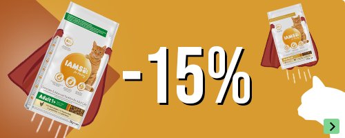 15% korting op IAMS kattenvoer